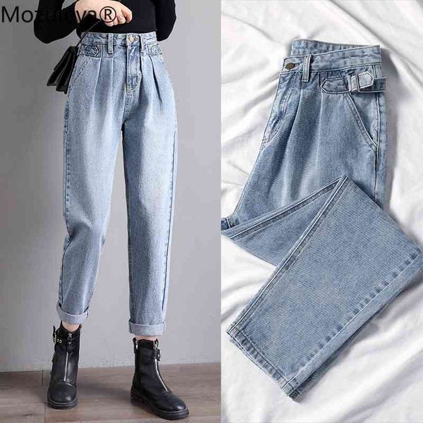 straight harem jeans women vintage mom high waist plus size retro boyfriend street blue black denim pants 210427
straight harem jeans women vintage mom high waist plus size retro boyfriend street blue black denim pants 210427
