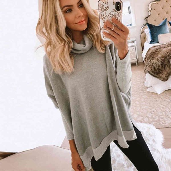 women loose patchwork turtlenck hoodie pullovers spring autumn casual contrast color long sleeve ladies sweatshirt 210416, Black
women loose patchwork turtlenck hoodie pullovers spring autumn casual contrast color long sleeve ladies sweatshirt 210416, Black