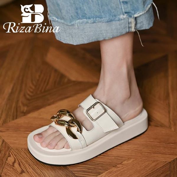 rizabina 2021 sandals for women real leather shoes flat heel slippers fashion casual buckle footwear size 34-43 dress, Black
rizabina 2021 sandals for women real leather shoes flat heel slippers fashion casual buckle footwear size 34-43 dress, Black