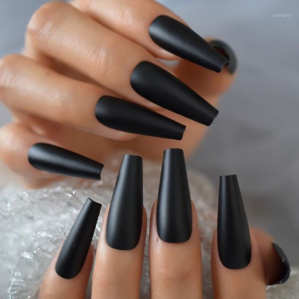 solid black super long fake nail coffin matte press on nails frosted ballerina acrylic false tips cosplay party salon lady1, Red;gold
solid black super long fake nail coffin matte press on nails frosted ballerina acrylic false tips cosplay party salon lady1, Red;gold