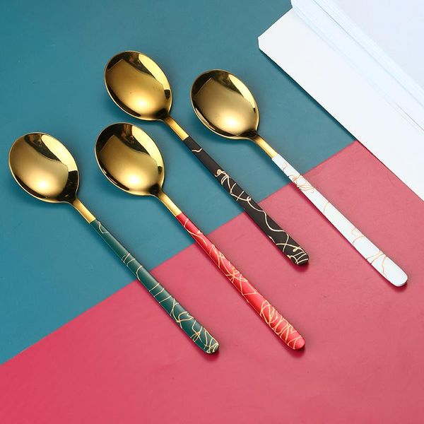 spoons kitchen dinnerware dessert spoon set stainless steel creative cute ice cream milk coffee gilded tableware
spoons kitchen dinnerware dessert spoon set stainless steel creative cute ice cream milk coffee gilded tableware