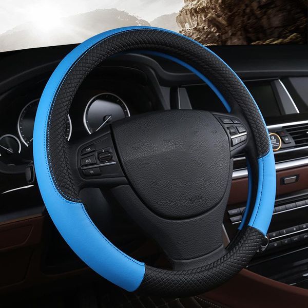 steering wheel covers car cover sports style non-slip leather suitable for most interior accessories
steering wheel covers car cover sports style non-slip leather suitable for most interior accessories