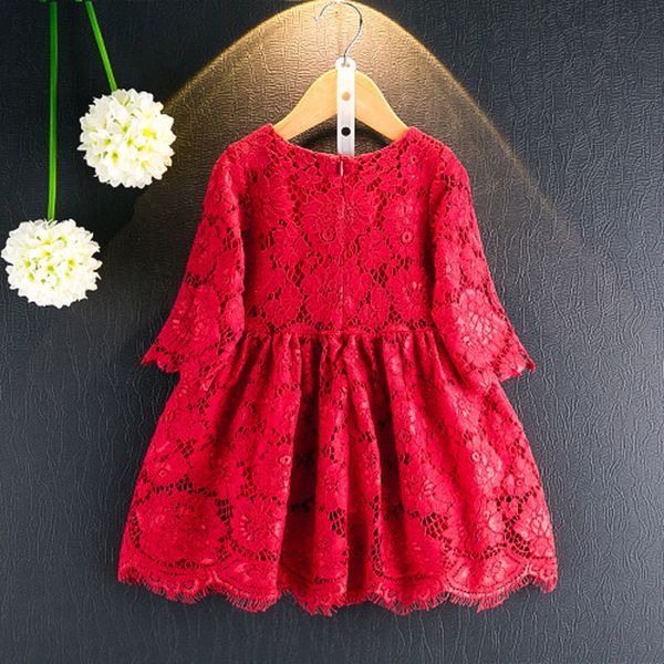 girls dresses summer autumn baby fashion style sleeves lace hollow princess 210515, Red;yellow
girls dresses summer autumn baby fashion style sleeves lace hollow princess 210515, Red;yellow