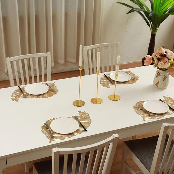 mats & pads pvc leaf shaped placemats for dining table decoration accessories hollow washable insulation non-slip living room mat
mats & pads pvc leaf shaped placemats for dining table decoration accessories hollow washable insulation non-slip living room mat