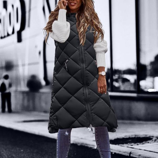 women's vests padded long vest women waistcoats autumn winter cotton hooded coats pockets thicken waistcoat female d1, Black;white
women's vests padded long vest women waistcoats autumn winter cotton hooded coats pockets thicken waistcoat female d1, Black;white