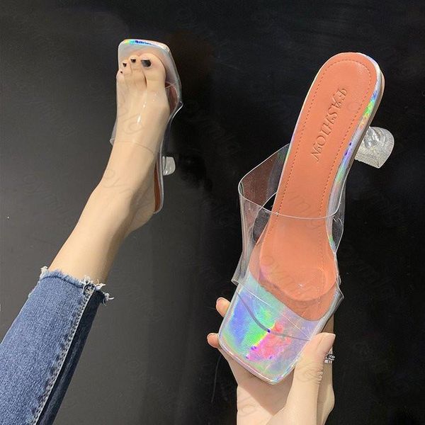 designer pvc transparent slippers women perspex high heels summer party ladies clear band crystal shoes plus size 41 42 dress, Black
designer pvc transparent slippers women perspex high heels summer party ladies clear band crystal shoes plus size 41 42 dress, Black