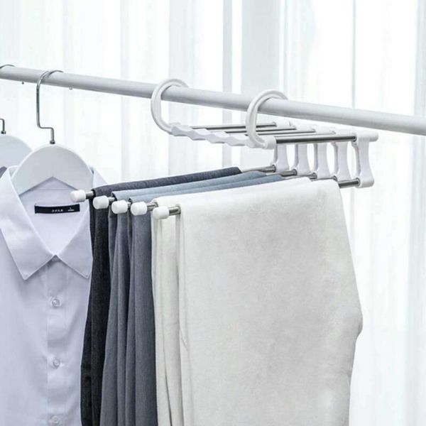 hangers & racks 5 in 1 pant rack hanger multifunction clothes organizer shelves closet storage stainlesssteel drying trouser
hangers & racks 5 in 1 pant rack hanger multifunction clothes organizer shelves closet storage stainlesssteel drying trouser