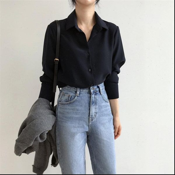 korean solid loose chic basic womens blouses ol formal all match office lady brief women slim shirts streetwear leisure, White
korean solid loose chic basic womens blouses ol formal all match office lady brief women slim shirts streetwear leisure, White