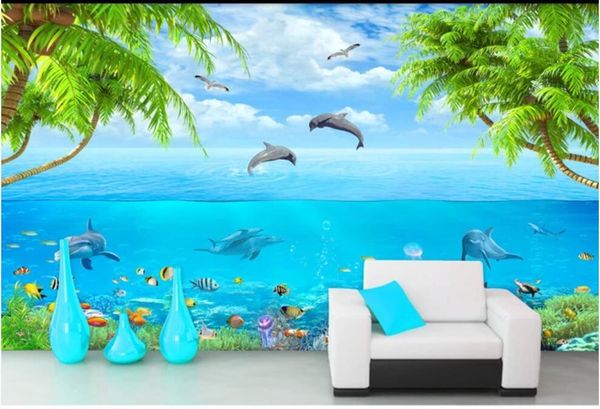 custom po mural 3d wallpaper seaside blue sky coconut palm dolphin landscape living room for walls 3 d in rolls wallpapers
custom po mural 3d wallpaper seaside blue sky coconut palm dolphin landscape living room for walls 3 d in rolls wallpapers