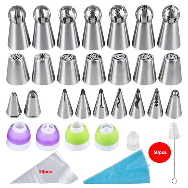 baking & pastry tools msjo 50pcs russian tulip icing piping nozzles tip confectionery flower cream bag/leaf tips cake decorating
baking & pastry tools msjo 50pcs russian tulip icing piping nozzles tip confectionery flower cream bag/leaf tips cake decorating