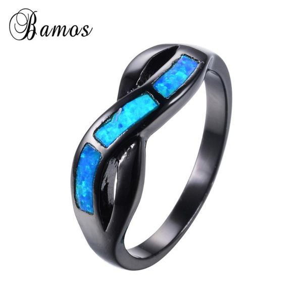 personality ocean blue fire opal women men ring black gold filled wedding party engagement crossed unique jewelry rb0818 rings, Slivery;golden
personality ocean blue fire opal women men ring black gold filled wedding party engagement crossed unique jewelry rb0818 rings, Slivery;golden