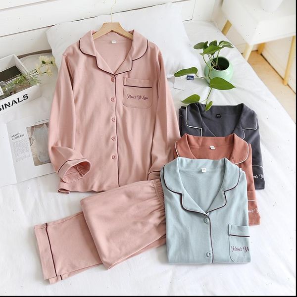 autumn 100% cotton pajamas home women sleepwear suit long sleeve mens homewear lovers winter thick warm womens clothes, Black;red 
autumn 100% cotton pajamas home women sleepwear suit long sleeve mens homewear lovers winter thick warm womens clothes, Black;red