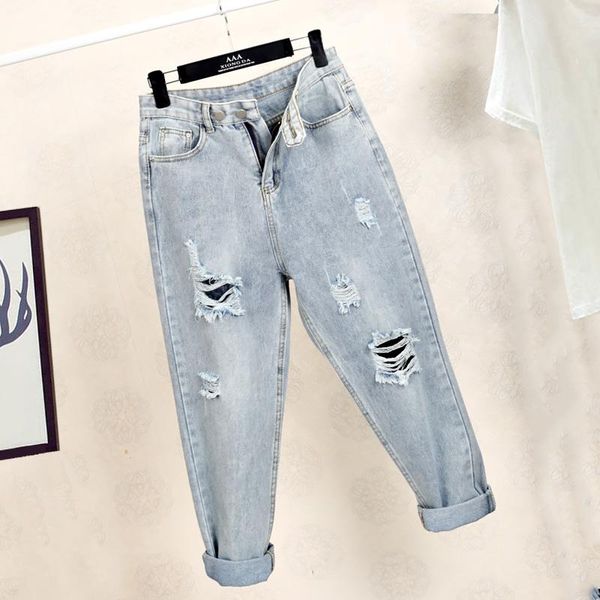 women's jeans 2021 autumn winter women fashion casual denim pants boyfriend frayed ripped for street style, Blue
women's jeans 2021 autumn winter women fashion casual denim pants boyfriend frayed ripped for street style, Blue