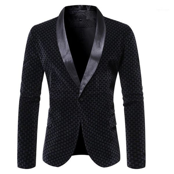 men's suits & blazers mens shawl collar suit blazer jacket brand one button male business formal dress wedding prom costume homme, White;black
men's suits & blazers mens shawl collar suit blazer jacket brand one button male business formal dress wedding prom costume homme, White;black