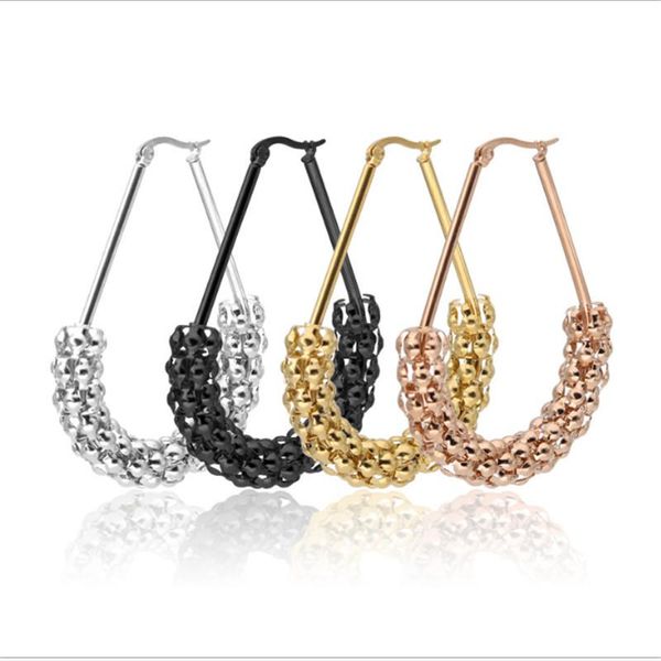 stud punk gold silver color ear clip for women men stainless steel big round earrings fashion jewelry wholesale, Golden;silver
stud punk gold silver color ear clip for women men stainless steel big round earrings fashion jewelry wholesale, Golden;silver