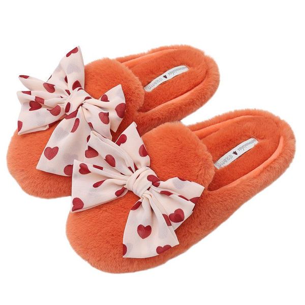 winter knot-bow house women fur slippers warm plush bedroom flat ladies dots shoes non-slip chic furry slides 41, Black
winter knot-bow house women fur slippers warm plush bedroom flat ladies dots shoes non-slip chic furry slides 41, Black
