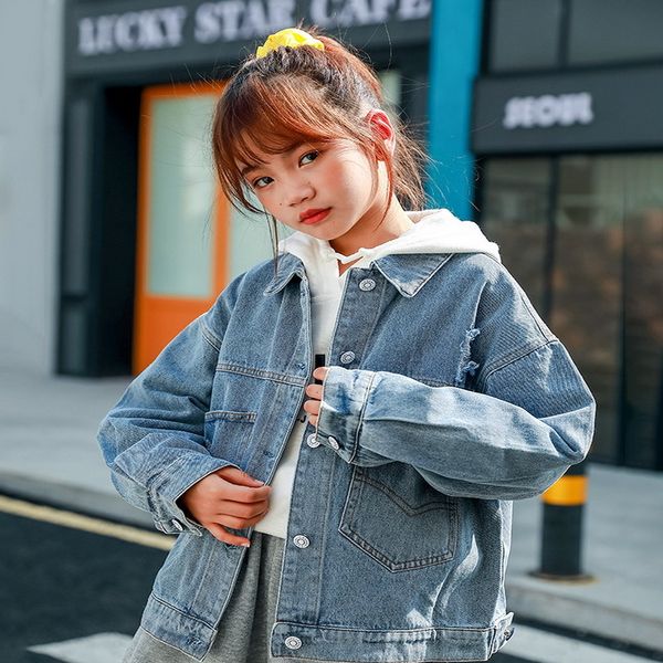 jackets spring korean style teenagers kids girls denim coat letters jacket children casual fashion clothes e2128 5h91, Blue;gray
jackets spring korean style teenagers kids girls denim coat letters jacket children casual fashion clothes e2128 5h91, Blue;gray