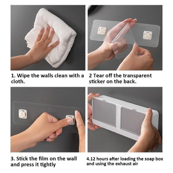 soap dishes rack wall mounted bathroom accessories holder container creative self adhesive
soap dishes rack wall mounted bathroom accessories holder container creative self adhesive