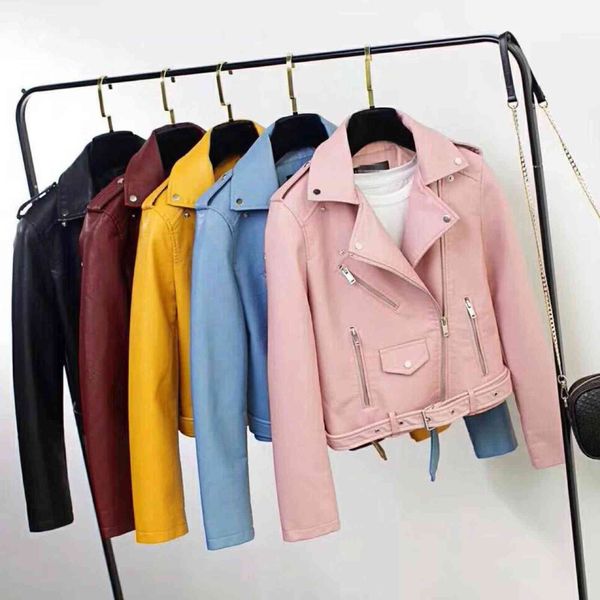 leather et women's early spring and autumn 2019 new korean version fashion short waist pu leather versatile coat, Black;brown
leather et women's early spring and autumn 2019 new korean version fashion short waist pu leather versatile coat, Black;brown