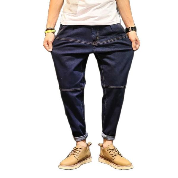 men's jeans fashion plus size hiphop harem men loose baggy casual denim pants streetwear trousers clothing, Blue
men's jeans fashion plus size hiphop harem men loose baggy casual denim pants streetwear trousers clothing, Blue