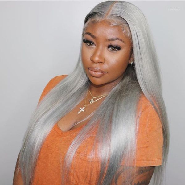 grey straight lace closure wig brazilian remy hair front human wigs with transparent pre plucked wig1, Black;brown
grey straight lace closure wig brazilian remy hair front human wigs with transparent pre plucked wig1, Black;brown