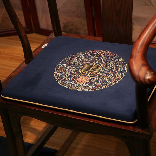 cushion/decorative pillow classical chinese style seat cushion embroidered non-slip chair high-grade blue sofa tatami living room decoration
cushion/decorative pillow classical chinese style seat cushion embroidered non-slip chair high-grade blue sofa tatami living room decoration