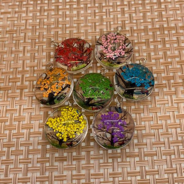 charms glass dried flower pendant ladies fashion double side flat round colorful life trunk jewelry accessories, Bronze;silver
charms glass dried flower pendant ladies fashion double side flat round colorful life trunk jewelry accessories, Bronze;silver