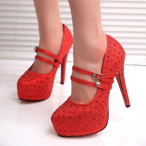 dress shoes red ser women high heels prom wedding lady crystal platforms sier glitter rhinestone bridal shoes, Black
dress shoes red ser women high heels prom wedding lady crystal platforms sier glitter rhinestone bridal shoes, Black