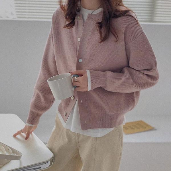 women's knits & tees autumn winter cardigan sweater women simple korean o-neck pink sweaters coat casual oversized loose jumper knitwea, White
women's knits & tees autumn winter cardigan sweater women simple korean o-neck pink sweaters coat casual oversized loose jumper knitwea, White