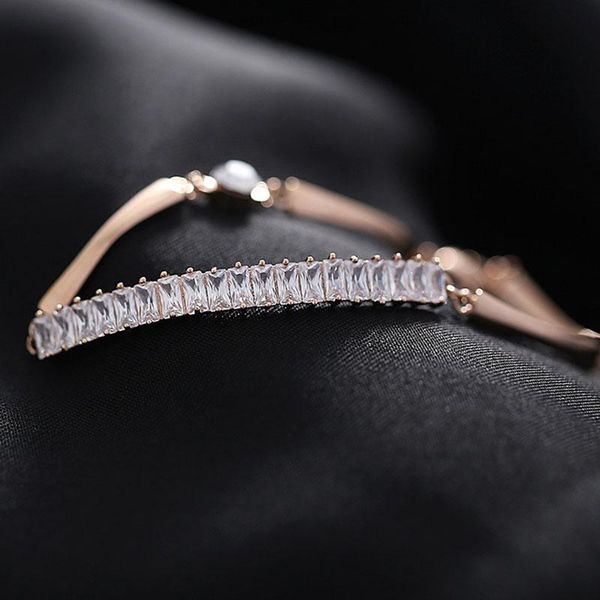 beaded, strands delicate + zircon bracelets for women fashion white/rose gold color clear cubic zirconia jewelry pulseras lb0395, Black
beaded, strands delicate + zircon bracelets for women fashion white/rose gold color clear cubic zirconia jewelry pulseras lb0395, Black