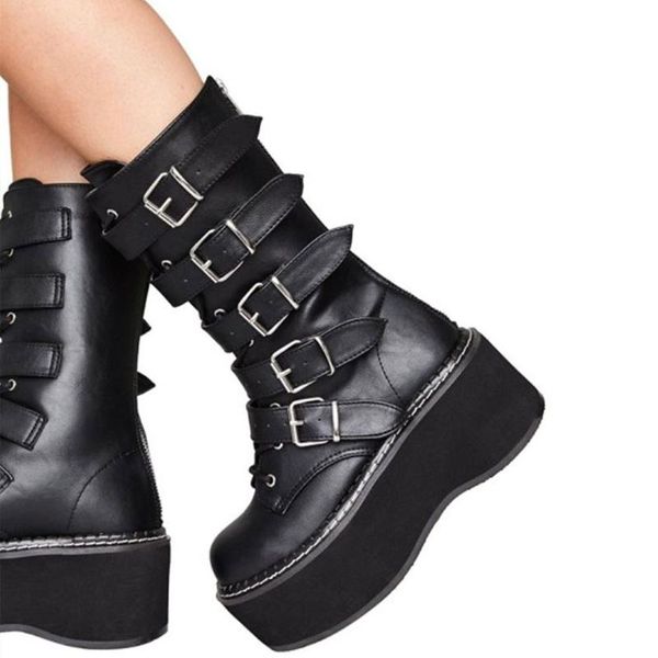 boots lapolaka plus size 43 halloween cosplay buckles strap fashion black cool gothic punk combat motorcycles shoes women
boots lapolaka plus size 43 halloween cosplay buckles strap fashion black cool gothic punk combat motorcycles shoes women