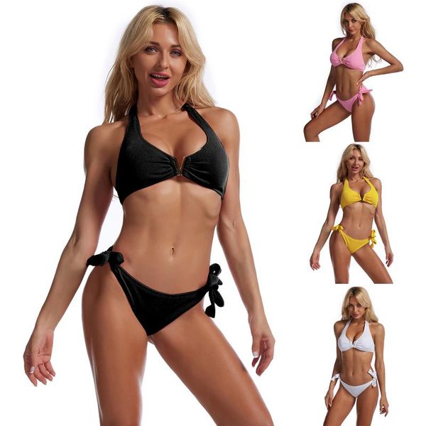 women's swimwear solid bikinis set push up bra quality high waist brazilian neon bikini g string thongs halter 2021 mujer, White;black
women's swimwear solid bikinis set push up bra quality high waist brazilian neon bikini g string thongs halter 2021 mujer, White;black