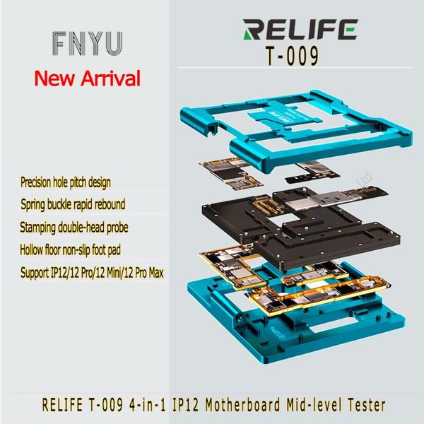 professional hand tool sets motherboard mid-level tester relife t-009 for ip12 pro max mini 4-in-1 double-ended spring probe non-slip test f
professional hand tool sets motherboard mid-level tester relife t-009 for ip12 pro max mini 4-in-1 double-ended spring probe non-slip test f