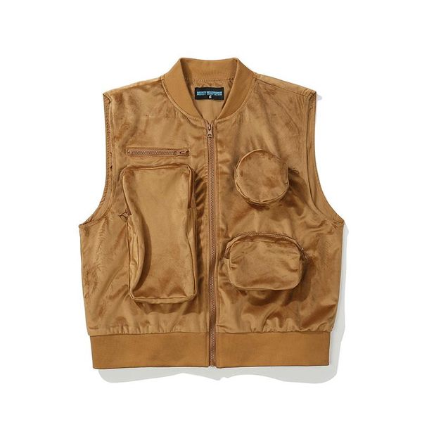 men's vests high street zipper pockets velvet vest mens and womens vibe style oversize sleeveless black jackets lapel retro casual, Black;white
men's vests high street zipper pockets velvet vest mens and womens vibe style oversize sleeveless black jackets lapel retro casual, Black;white