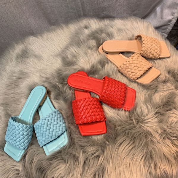 2021 flat slides lido sandals woven women slippers square mules ladies wedding high heels dress shoes 92fg#, Black
2021 flat slides lido sandals woven women slippers square mules ladies wedding high heels dress shoes 92fg#, Black