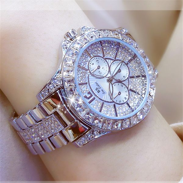 fashion women's watches with diamonds ladies luxury brand dames casual bracelet crystal watch relogio feminino, Slivery;brown
fashion women's watches with diamonds ladies luxury brand dames casual bracelet crystal watch relogio feminino, Slivery;brown
