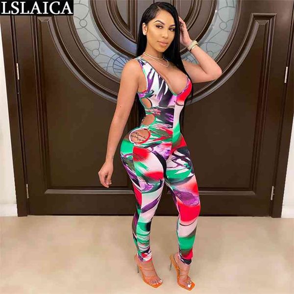 jumpsuit for women sleeveless side hollow out tie dye plus size elegance fashion party fitness bodycon bodysuit 210515, Black;white
jumpsuit for women sleeveless side hollow out tie dye plus size elegance fashion party fitness bodycon bodysuit 210515, Black;white