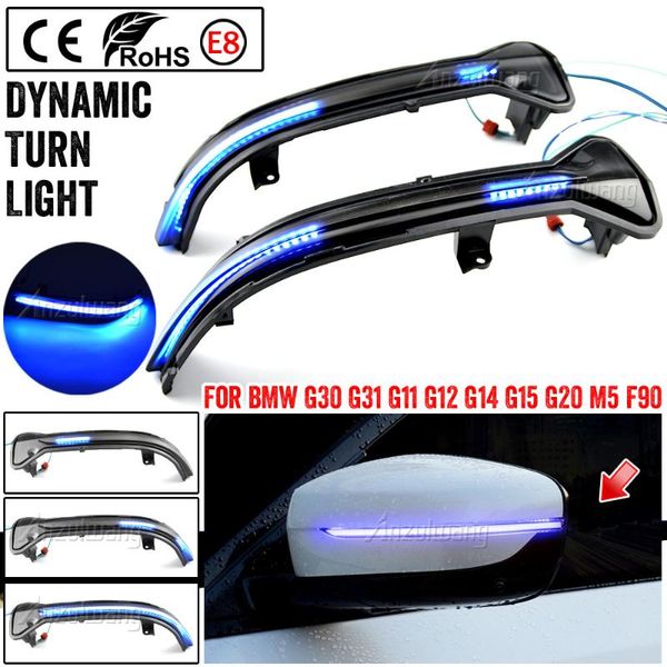 emergency lights 2pcs flowing turn signal light led side wing rearview mirror dynamic indicator blinker for 5 series g30 g31 g38 2021-20 
emergency lights 2pcs flowing turn signal light led side wing rearview mirror dynamic indicator blinker for 5 series g30 g31 g38 2021-20