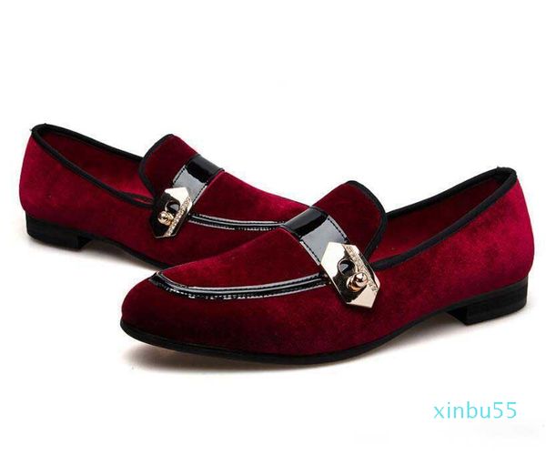fashion autumn style men velvet loafers genuine leather shoes men flats metal buckle red dress shoes 38-46, Black
fashion autumn style men velvet loafers genuine leather shoes men flats metal buckle red dress shoes 38-46, Black