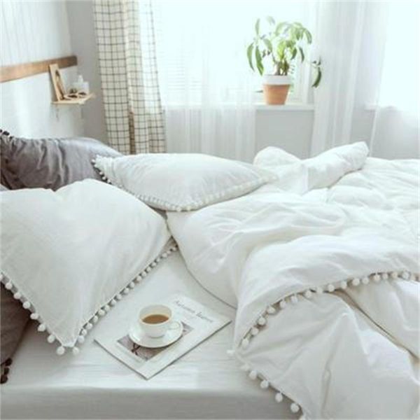 bedding sets luxury washed cotton set cute ball side linen quilt solid color striped simple kawaii girl four pieces
bedding sets luxury washed cotton set cute ball side linen quilt solid color striped simple kawaii girl four pieces