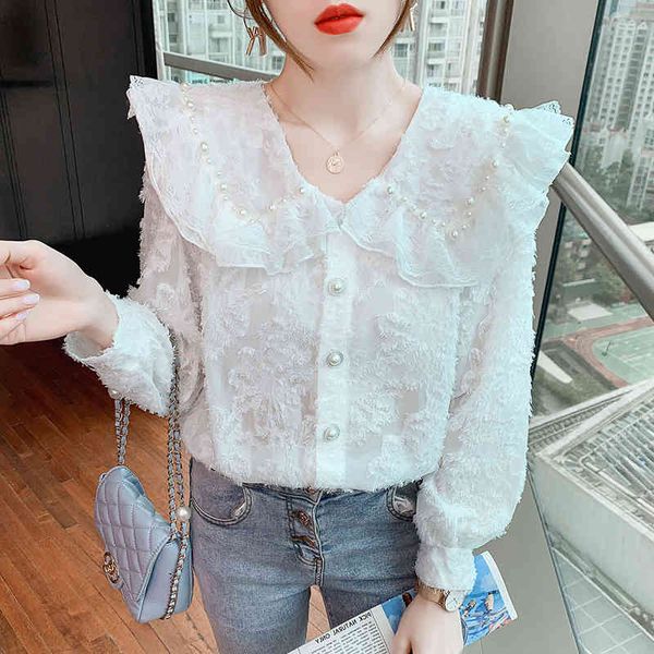 women's blouses & shirts blouse long curly sleeve, female shirt chiffon puffing sleeve t5pb, White
women's blouses & shirts blouse long curly sleeve, female shirt chiffon puffing sleeve t5pb, White