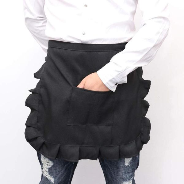 aprons floral short waist kitchen apron lace half bib maid costume with pocket party favors for waitress (blac
aprons floral short waist kitchen apron lace half bib maid costume with pocket party favors for waitress (blac