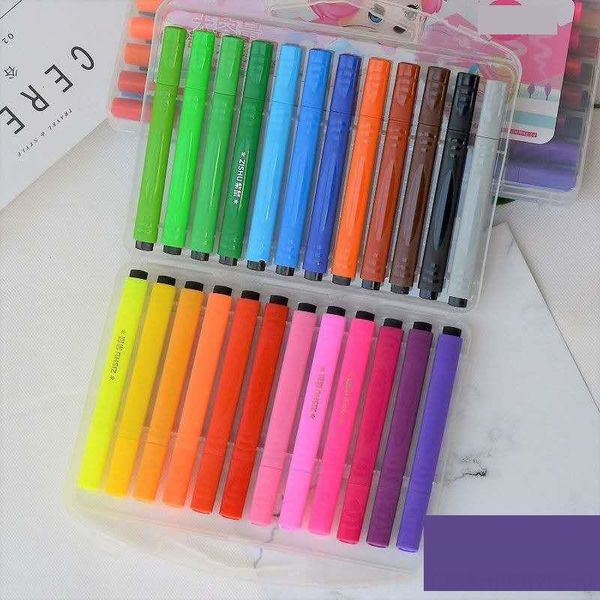 ll6l children's watercolor set triangle bar large capacity painting pens primary school color pen brushbrush brushwashable environmenta, Black;red
ll6l children's watercolor set triangle bar large capacity painting pens primary school color pen brushbrush brushwashable environmenta, Black;red
