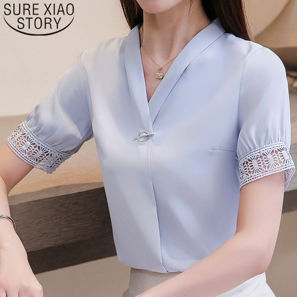 fashion women and blouses chiffon ruffle v-neck harajuku ladies shirt solid 3440 50 210510, White
fashion women and blouses chiffon ruffle v-neck harajuku ladies shirt solid 3440 50 210510, White