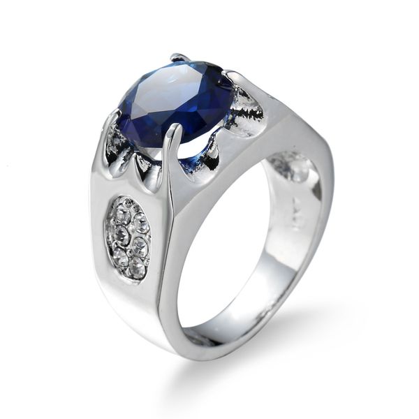 ring creative fashion men's and women's treasure blue zircon jewelry, Slivery;golden
ring creative fashion men's and women's treasure blue zircon jewelry, Slivery;golden