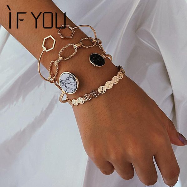charm bracelets bohemian multi layers stacking open bangle natural stone big chain geometric set for women pulseras, Golden;silver
charm bracelets bohemian multi layers stacking open bangle natural stone big chain geometric set for women pulseras, Golden;silver