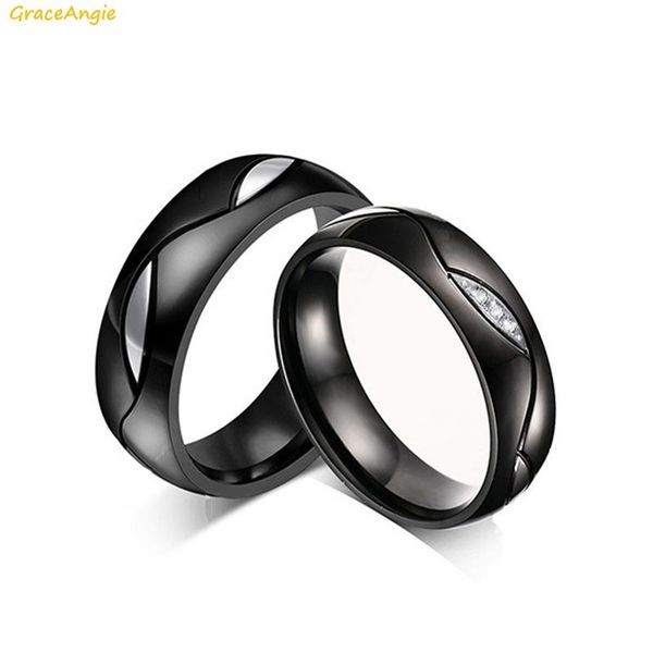 graceangie 1pc lover couple's ring titanium steel separate sale for men and women present dating gifts cluster rings, Golden;silver
graceangie 1pc lover couple's ring titanium steel separate sale for men and women present dating gifts cluster rings, Golden;silver