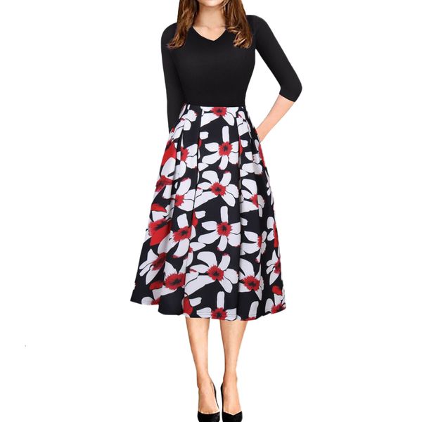 casual dresses fashion- new fashion women vintage floral print contrast puffy swing tunic party a-line beige/blue/pink tnqj, Black;gray
casual dresses fashion- new fashion women vintage floral print contrast puffy swing tunic party a-line beige/blue/pink tnqj, Black;gray