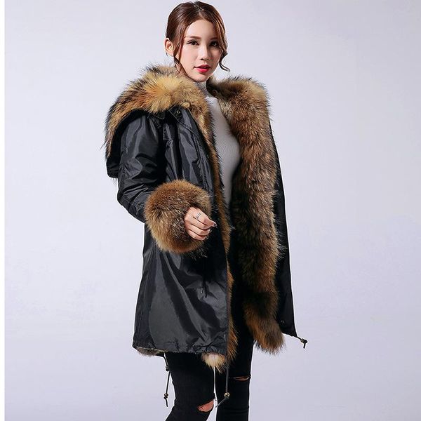women's fur & faux winter style to overcome femininity commuting real raccoon collar coat european and american black long-sleeved thic
women's fur & faux winter style to overcome femininity commuting real raccoon collar coat european and american black long-sleeved thic