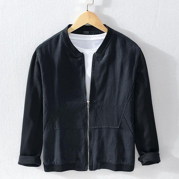 men's jackets cotton and linen stand collar black jacket men brand breathable for trendy solid mens chaqueta jaqueta jas, Black;brown
men's jackets cotton and linen stand collar black jacket men brand breathable for trendy solid mens chaqueta jaqueta jas, Black;brown